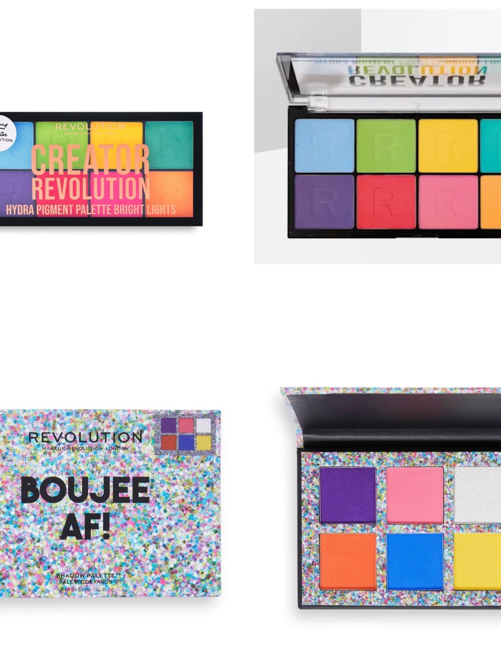Revolution Eyeshadow Palettes Creator Revolution & Boujee AF